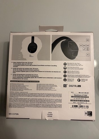 Sony WH-CH710N Siyah Kablosuz Kulaklık - Görsel 6