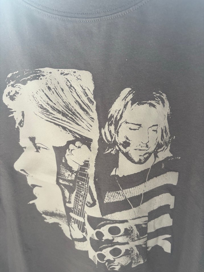 H&M Antrasit Crop Tshirt - Görsel 5