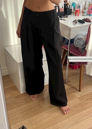 Zara siyah kumaş pantolon - Görsel 2