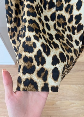 Leopar zara elbise - Görsel 3