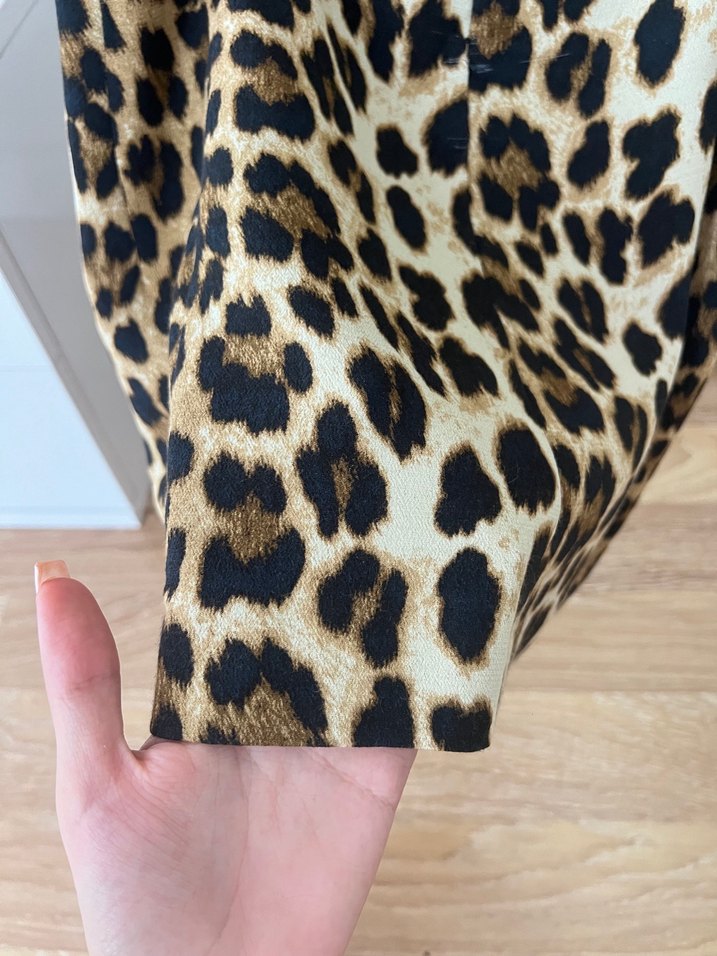 Leopar zara elbise - Görsel 3