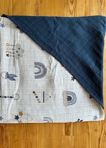 Gökkuşağı muslin havlu - Görsel 3