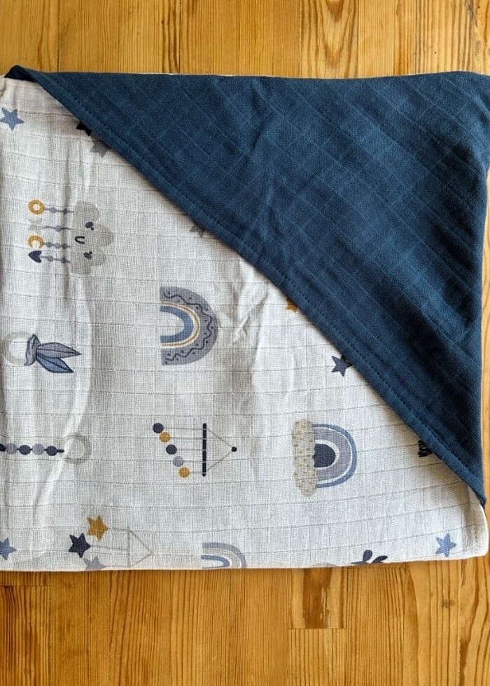 Gökkuşağı muslin havlu - Görsel 3