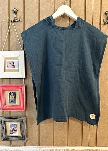 1-4 yaş Muslin panco unisex - Görsel 6