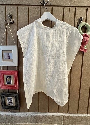 1-4 yaş Muslin panco unisex - Görsel 10