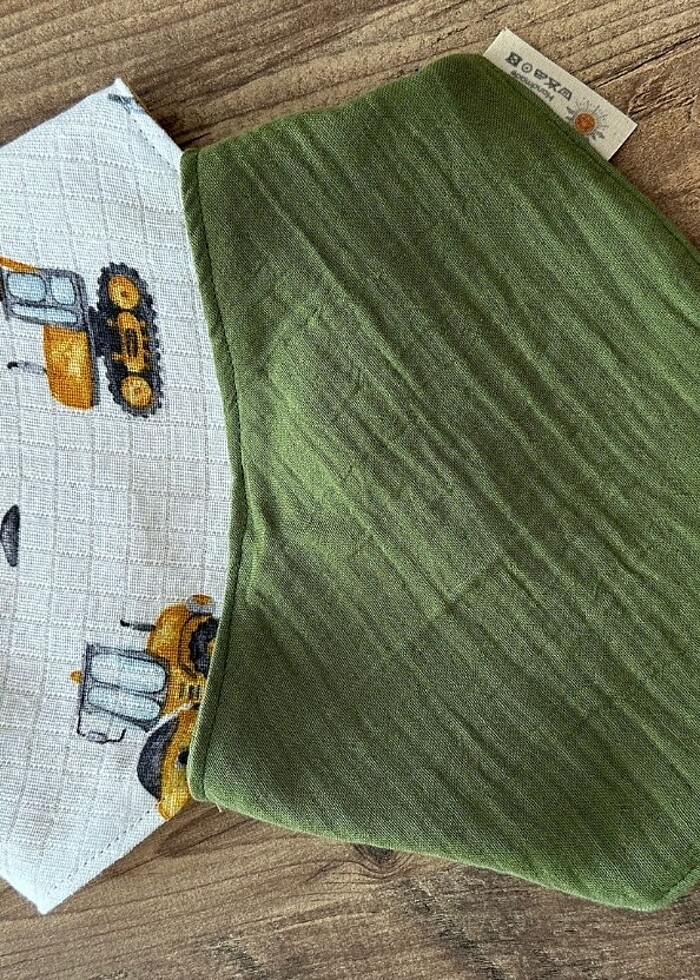 Muslin mama önlüğü fular  - Görsel 2