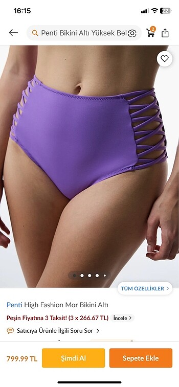 38 Beden pembe Renk Bikini altı