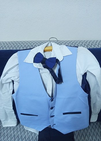 Mavi Çocuk Ceket Takım - Görsel 6