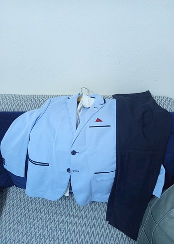 Mavi Çocuk Ceket Takım - Görsel 7