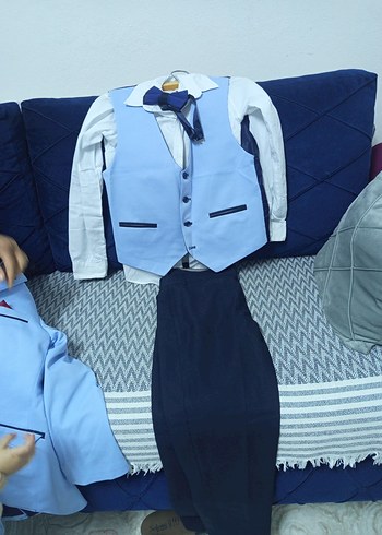 Mavi Çocuk Ceket Takım - Görsel 3