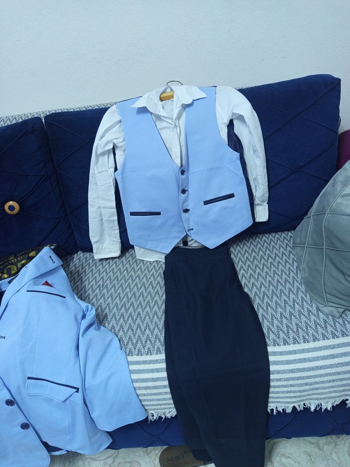 Mavi Çocuk Ceket Takım - Görsel 5