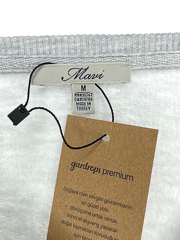 m Beden gri Renk Mavi Jeans Sweatshirt %70 İndirimli.