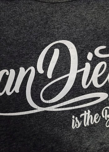 Gri Baskılı Uzun Kollu Kadın Sweatshirt - Görsel 6