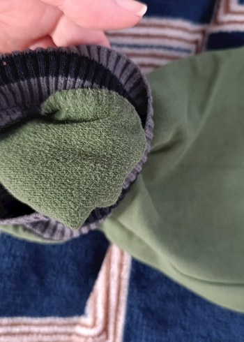 Erkek Çocuk Yeşil Rahat Kesim Eşofman Altı - Görsel 5