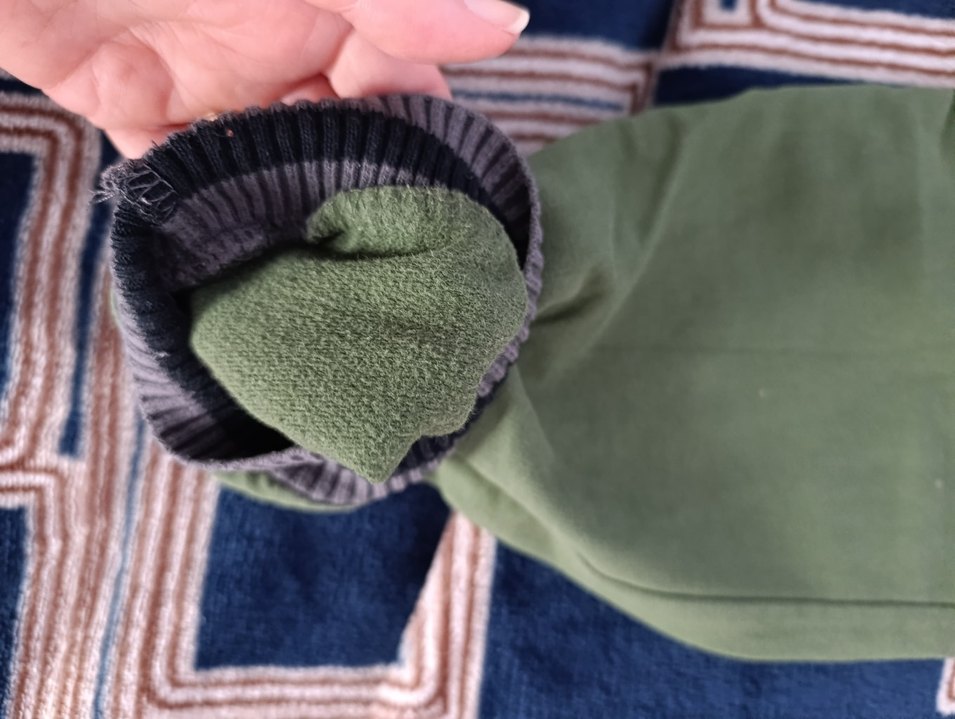 Erkek Çocuk Yeşil Rahat Kesim Eşofman Altı - Görsel 5