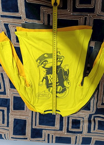 Sarı Kapüşonsuz Erkek Sweatshirt - Görsel 2