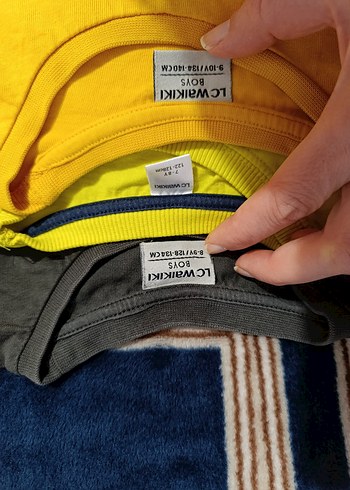 Sarı Kapüşonsuz Erkek Sweatshirt - Görsel 7