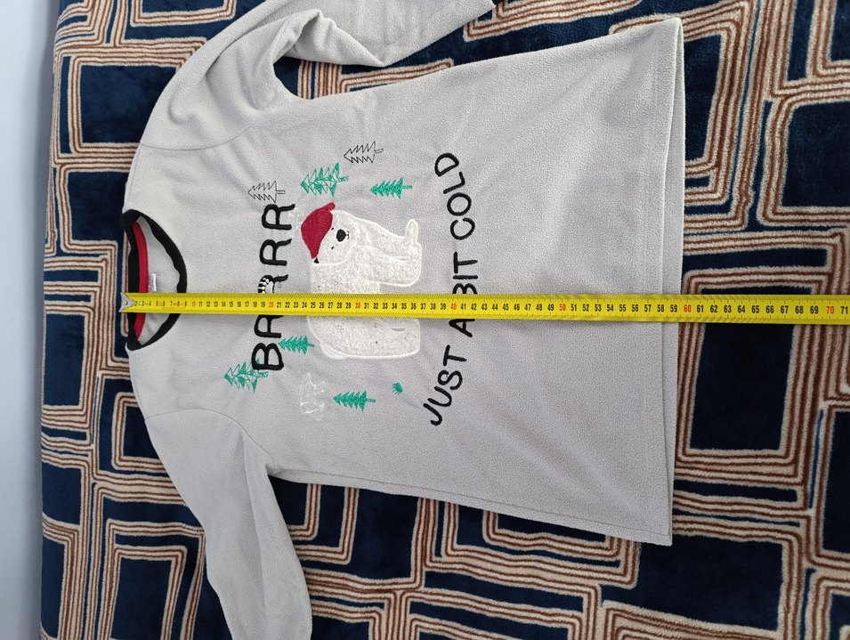 Gri Erkek Çocuk Uzun Kollu Sweatshirt - Görsel 2