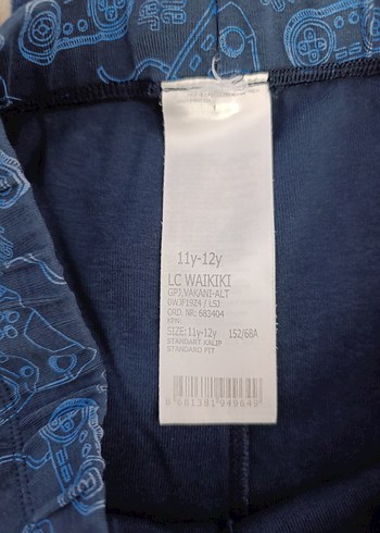 Erkek Çocuk Mavi Street Wear Eşofman Altı - Görsel 2