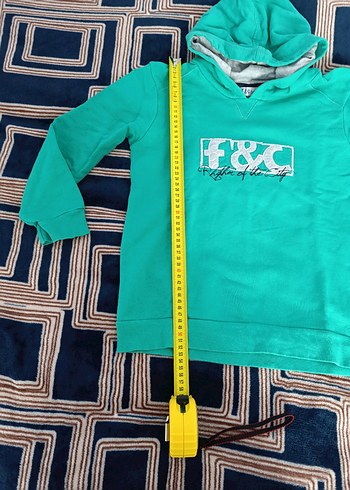 Kapüşonlu Yeşil Erkek Çocuk Sweatshirt - Görsel 5