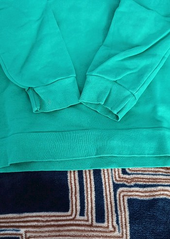 Kapüşonlu Yeşil Erkek Çocuk Sweatshirt - Görsel 2