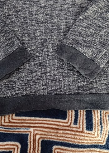 Kapüşonlu Gri Erkek Çocuk Sweatshirt - Görsel 2