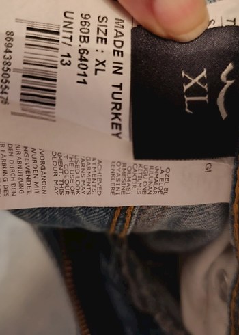 Erkek Açık Mavi Bağcıklı Denim Şort - Görsel 3