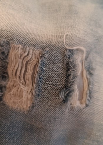 Erkek Açık Mavi Bağcıklı Denim Şort - Görsel 5