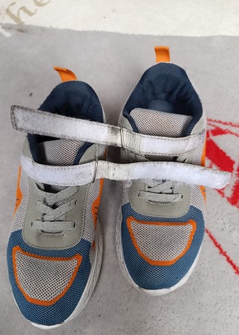 Gri Çok Renkli Erkek Çocuk Spor Ayakkabı - Görsel 6