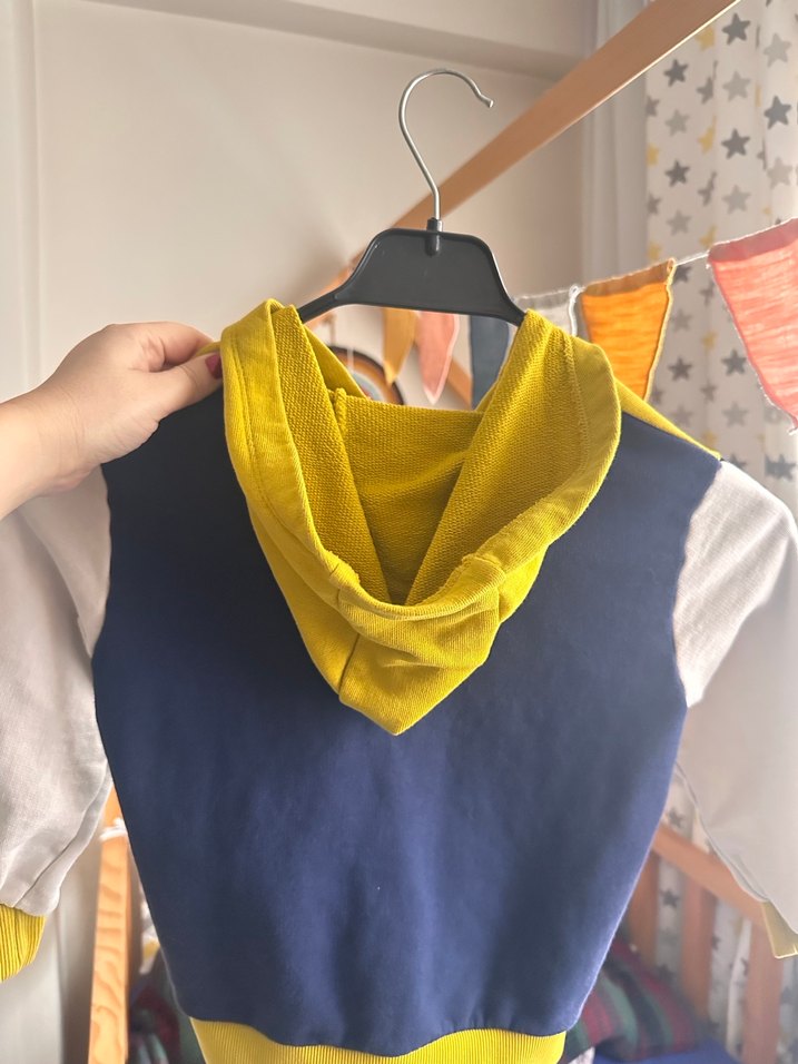 Kapüşonlu Fermuarlı Erkek Sweatshirt - Görsel 2