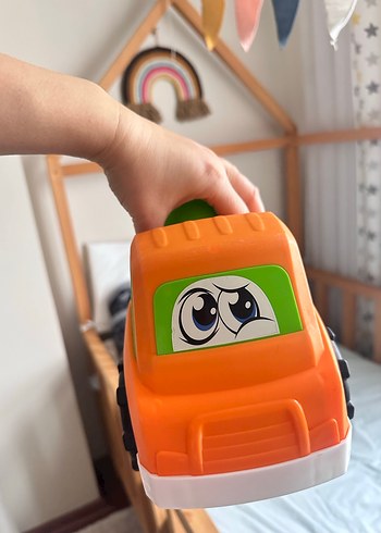 Renkli Turuncu Oyuncak Mikser Kamyon - Görsel 2
