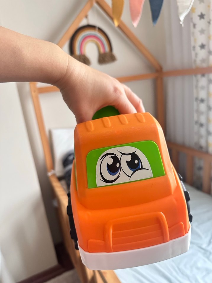 Renkli Turuncu Oyuncak Mikser Kamyon - Görsel 2