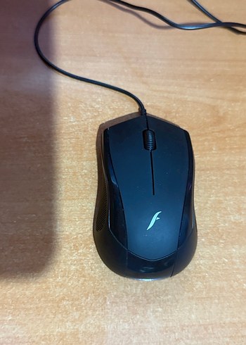  Beden Kablolu Siyah USB Optik Mouse