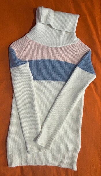 Boğazlı Triko Yün Kazak - Görsel 2