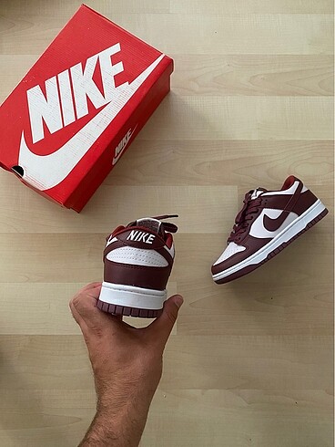 39 Beden bordo Renk Nike Dunk Low Bordo