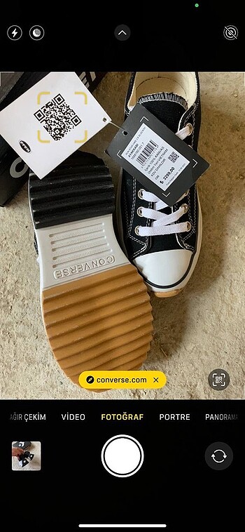 39 Beden siyah Renk Converse Run Star Hike