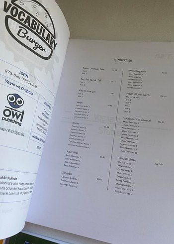 Hakkı Şahin Burger YDS YKSDİL reading vocabulary grammar skills - Görsel 4