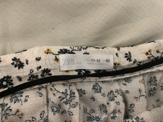 11-12 Yaş Beden zara cocuk etegi