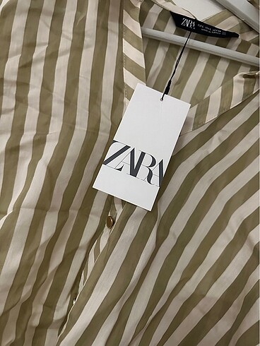 Zara Çizgili zara gömlek