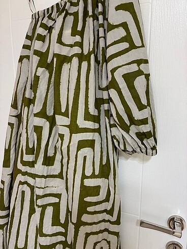 H&M desenli elbise