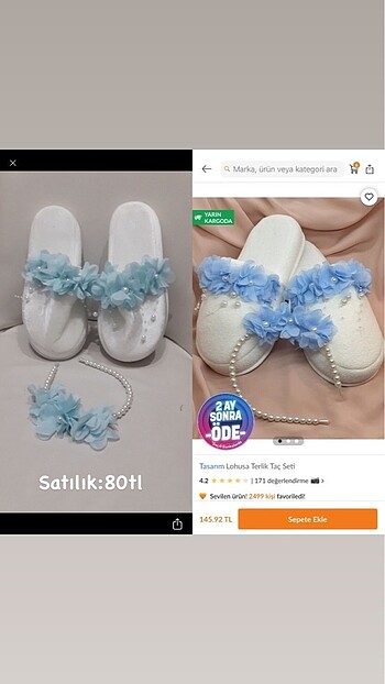 lohusa taç terlik takımı