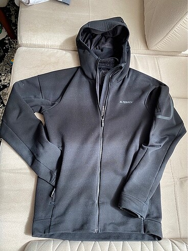 Adidas içi polarlı fermuarlı mont