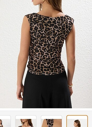 Trendyol & Milla Trendyolmilla leopar desenli bluz