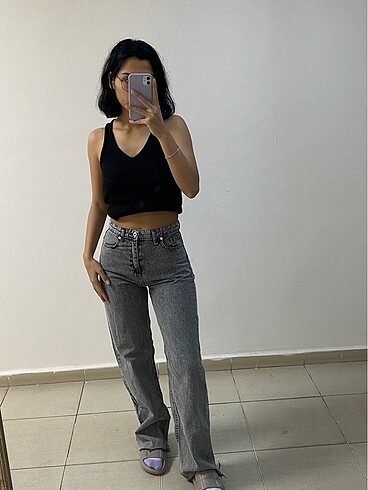 Stradivarius Stardıvarius long straightfit