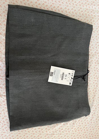 Bershka gri şort etek