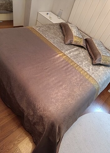 Yeni kendim dikiyorum yatak örtüsü pike takımı olarak kullanılab