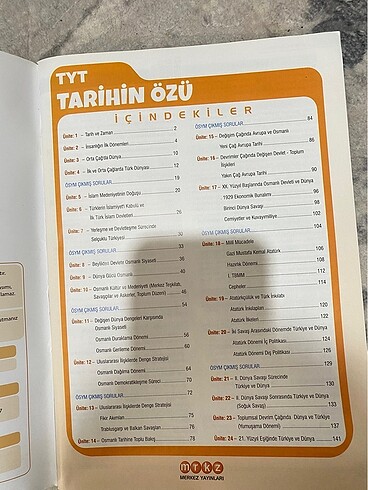  Tyt tarih coğrafya kısa not