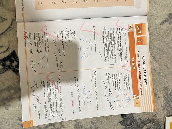  Beden Merkez yayınları Ayt fizik soru bankası