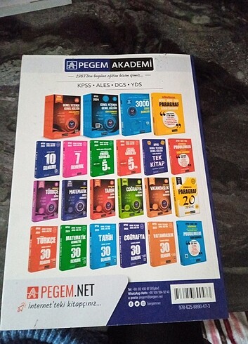  Pegem yayınları 2024 kpss matematik kitabı 
