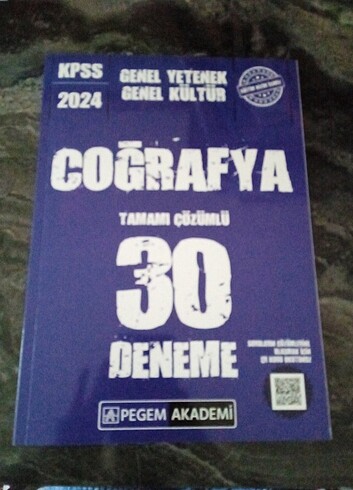 Pegem akademi 30 lu cografya deneme testi